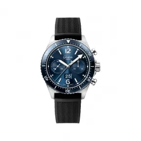 格拉苏蒂/Glashutte Original 开拓系列 SeaQ计时腕表 1-37-23-02-81-33 43.20 MM 不锈钢 自动机械机芯 男表