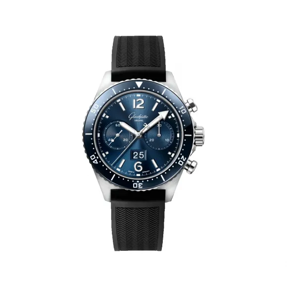 格拉苏蒂/Glashutte Original 开拓系列 SeaQ计时腕表 1-37-23-02-81-33 43.20 MM 不锈钢 自动机械机芯 男表