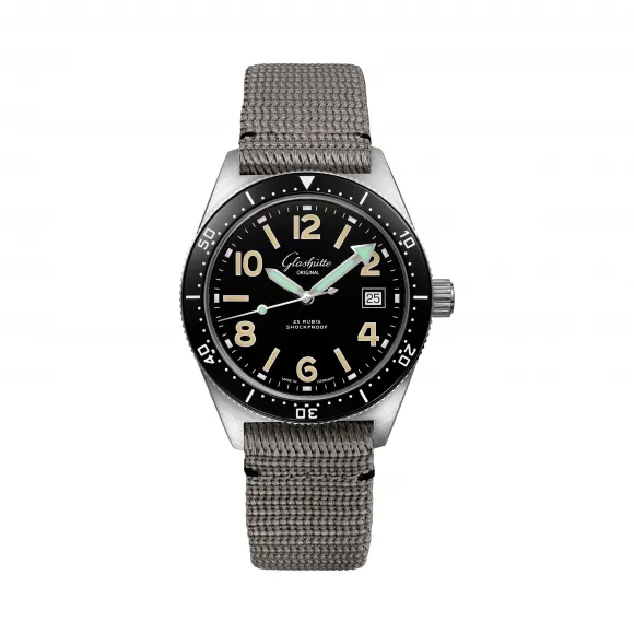 格拉苏蒂/Glashutte Original 专家系列 精钢 自动机械机芯 男表 1-39-11-01-80-08