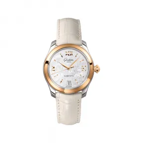 格拉苏蒂/Glashutte Original Ladies 女士系列 18K金(玫瑰色)/精钢 自动机械机芯 女表 1-39-22-09-06-04