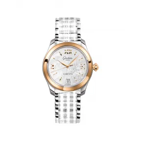 格拉苏蒂/Glashutte Original Ladies 女士系列 18K金(玫瑰色)/精钢 自动机械机芯 女表 1-39-22-09-06-34