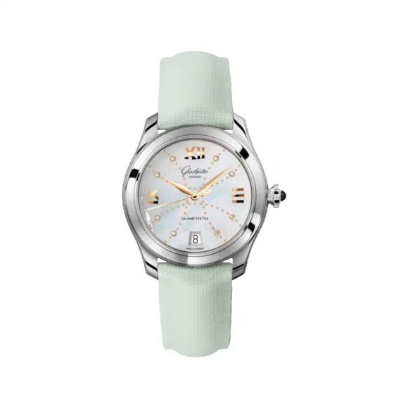 格拉苏蒂/Glashutte Original Ladies 女士系列 精钢 自动机械机芯 女表 1-39-22-12-02-04