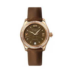 格拉苏蒂/Glashutte Original Ladies 女士系列 18K玫瑰金 自动机械机芯 女表 1-39-22-13-11-44