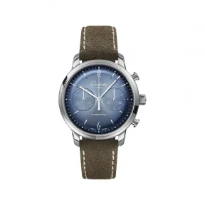 格拉苏蒂/Glashutte Original 复古 vintage 系列 精钢 42.00 毫米 自动机械机芯 男表 1-39-34-04-22-04