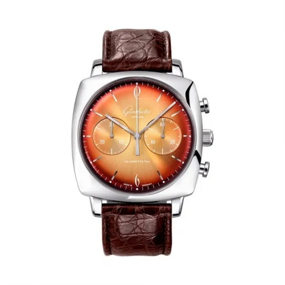 格拉苏蒂/Glashutte Original VINTAGE 复古系列 不锈钢 自动机械机芯 男表 1-39-34-26-32-04