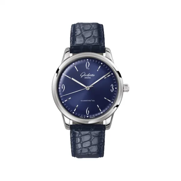 格拉苏蒂/Glashutte Original VINTAGE 复古系列 精钢 自动机械机芯 男表 1-39-52-06-02-04