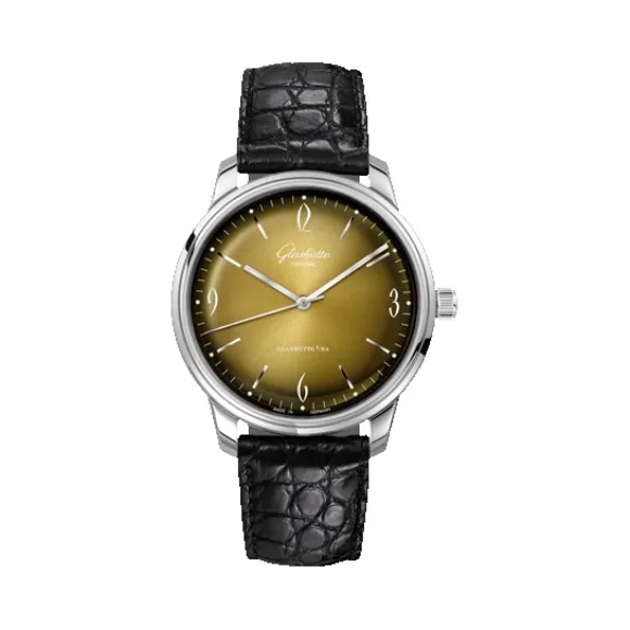 格拉苏蒂/Glashutte Original VINTAGE 复古系列 精钢 自动机械机芯 男表 1-39-52-08-02-01