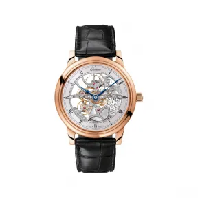 格拉苏蒂/Glashutte Original Senator 参议员系列 18K 红金 手动机械机芯 男表 1-49-18-01-05-30