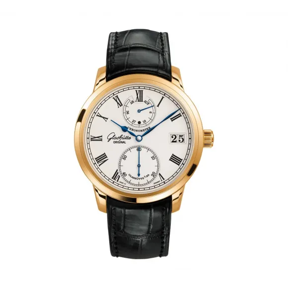 格拉苏蒂/Glashutte Original Senator 参议员系列 18K金(玫瑰色) 手动机械机芯 男表 1-58-01-01-01-04