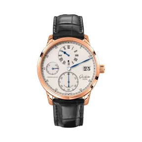 格拉苏蒂/Glashutte Original Senator 参议员系列 18K红金 手动机械机芯 男表 1-58-04-04-05-50