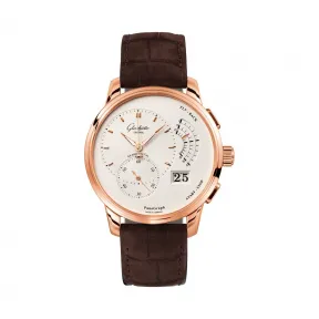 格拉苏蒂/Glashutte Original Pano 偏心系列 红金 手动机械机芯 1-61-03-25-15-02