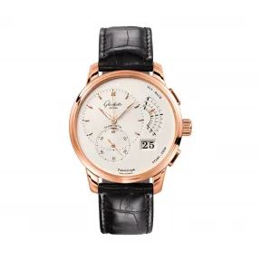 格拉苏蒂/Glashutte Original 艺术与工艺系列 18K红金 手动机械机芯 男表 1-61-03-25-15-50