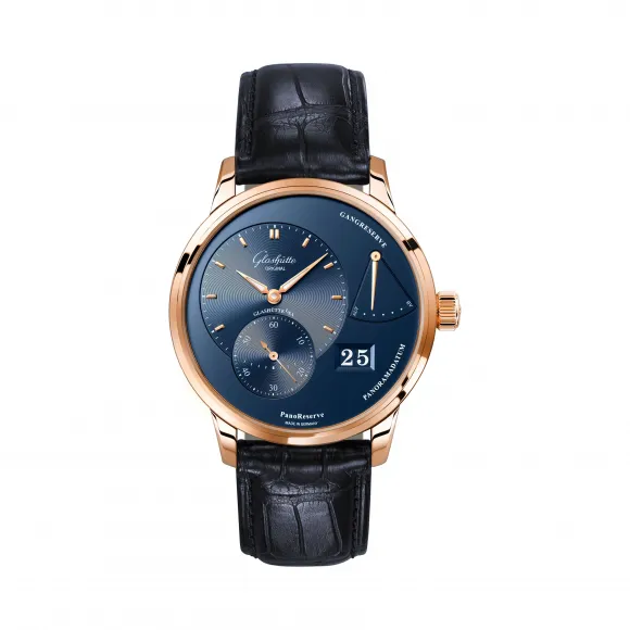 格拉苏蒂/Glashutte Original Pano 偏心系列 红色18K金材质 手动机械机芯 男表 1-65-01-04-15-01