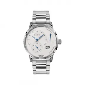 格拉苏蒂/Glashutte Original pano-偏心系列 精钢 40.00 毫米 手动机械机芯 男表 1-65-01-22-12-71