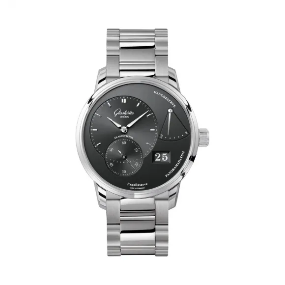 格拉苏蒂/Glashutte Original Pano 偏心系列 精钢 手动机械机芯 男表 1-65-01-23-12-24