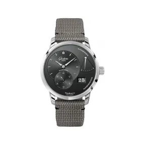 格拉苏蒂/Glashutte Original 偏心系列 40.00 MM 精钢 手动机械机芯 男表 1-65-01-23-12-66