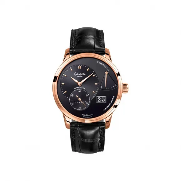 格拉苏蒂/Glashutte Original Pano 偏心系列 18K 红金 手动机械机芯 男表 1-65-01-29-15-30