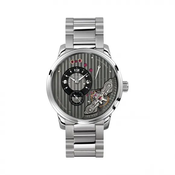 格拉苏蒂/Glashutte Original Pano 偏心系列 精钢 手动机械机芯 男表 1-66-06-04-22-14