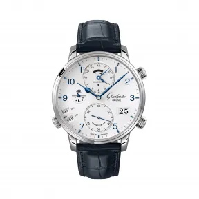 格拉苏蒂/Glashutte Original Senator 参议员系列 精钢 自动机械机芯 男表 1-89-02-03-02-01