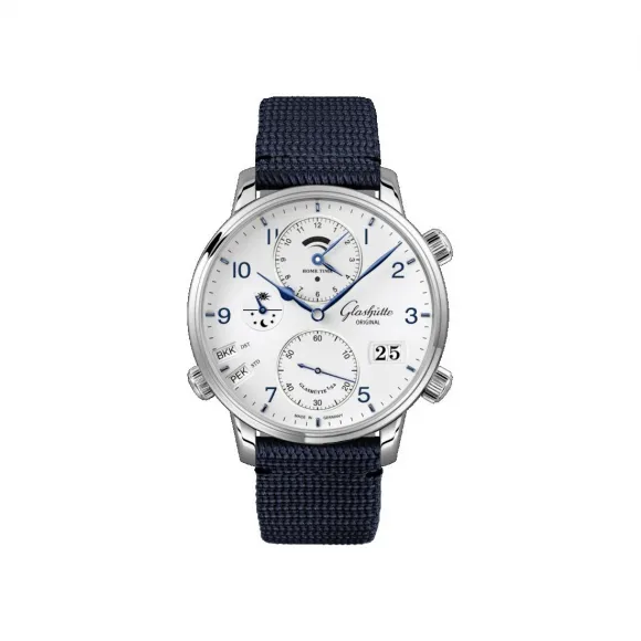 格拉苏蒂/Glashutte Original 议员系列 议员世界时腕表 1-89-02-03-02-64 44.00 MM 自动上链机芯 男表