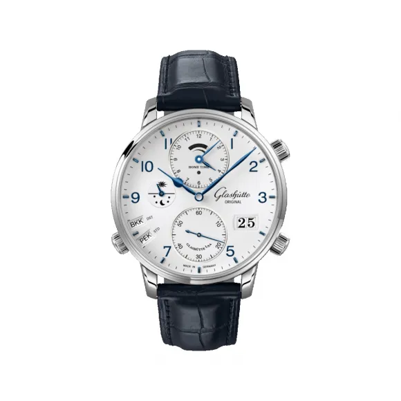 格拉苏蒂/Glashutte Original 议员系列 44.00 MM 精钢 自动机械机芯 男表 1-89-02-03-02-61