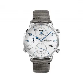 格拉苏蒂/Glashutte Original 议员系列 44.00 MM 精钢 自动机械机芯 男表 1-89-02-03-02-66