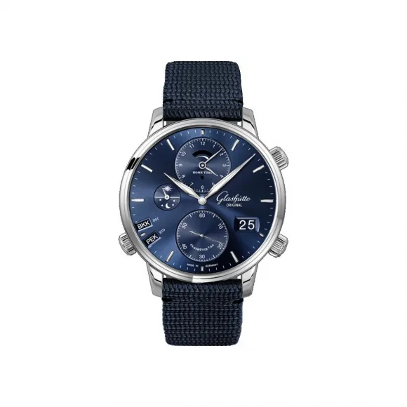 格拉苏蒂/Glashutte Original 议员系列 议员世界时腕表 1-89-02-05-02-64 44.00 MM 自动上链机芯 男表