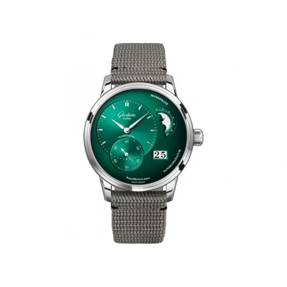 格拉苏蒂/Glashutte Original 偏心月相腕表 1-90-02-13-32-36 40.00MM 自动机械机芯 精钢 