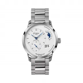 格拉苏蒂/Glashutte Original Pano 偏心系列 精钢 自动机械机芯 男表 1-90-02-42-32-24