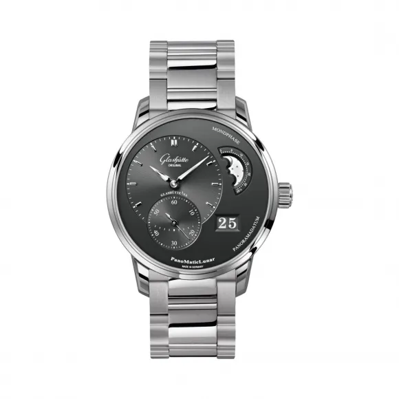 格拉苏蒂/Glashutte Original Pano 偏心系列 精钢 自动机械机芯 男表 1-90-02-43-32-24