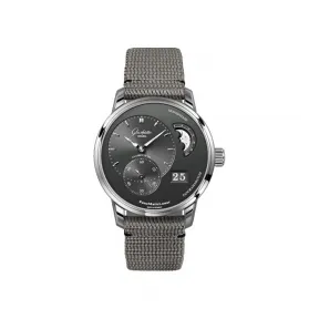 格拉苏蒂/Glashutte Original 偏心月相腕表 1-90-02-43-32-36 40.00MM 自动机械机芯 精钢 