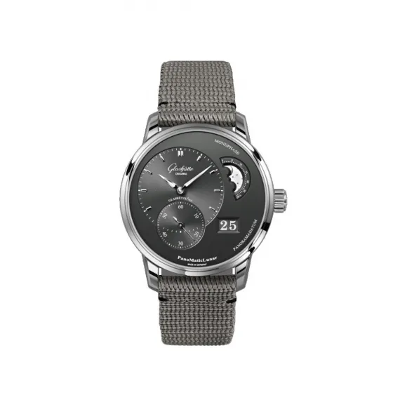 格拉苏蒂/Glashutte Original 偏心月相腕表 1-90-02-43-32-36 40.00MM 自动机械机芯 精钢 