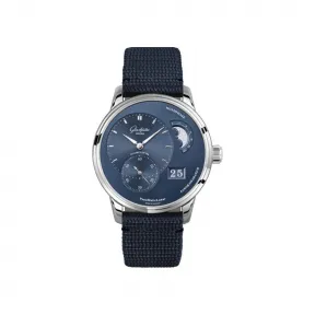 格拉苏蒂/Glashutte Original 偏心月相腕表 1-90-02-46-32-34 40.00MM 自动机械机芯 精钢 