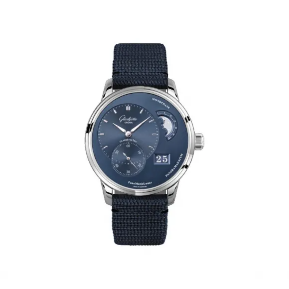 格拉苏蒂/Glashutte Original 偏心月相腕表 1-90-02-46-32-34 40.00MM 自动机械机芯 精钢 