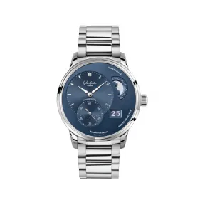 格拉苏蒂/Glashutte Original pano-偏心系列 精钢 40.00 毫米 自动机械机芯 男表 1-90-02-46-32-71