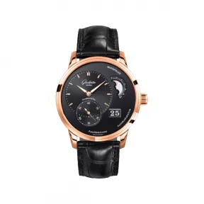 格拉苏蒂/Glashutte Original 偏心系列 40.00 MM 红色18k金 自动机械机芯 男表 1-90-02-49-35-61