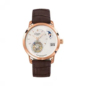 格拉苏蒂/Glashutte Original Pano 偏心系列 18K红金 自动机械机芯 1-93-02-05-05-51