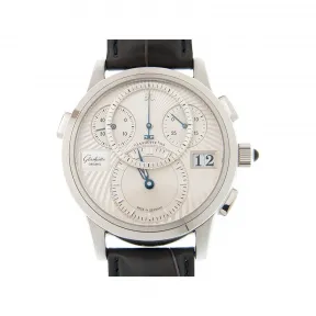 格拉苏蒂/Glashutte Original 偏心系列 PANO 39MM 950铂金 自动机械机芯 男表 1-95-01-03-03-04