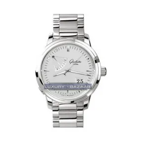 格拉苏蒂/Glashutte Original Senator 参议员系列 精钢 自动机械机芯 男表 100-01-13-02-14