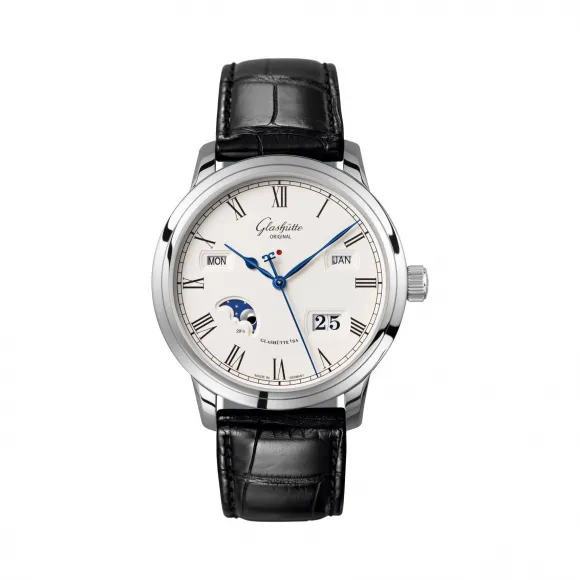 格拉苏蒂/Glashutte Original Senator 参议员系列 精钢 自动机械机芯 100-02-22-12-01