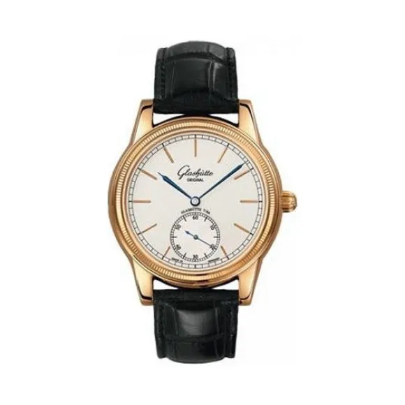 格拉苏蒂/Glashutte Original 1878系列 18K玫瑰金 自动机械机芯 男表 100-11-01-01-04