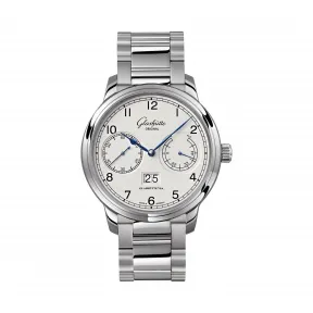 格拉苏蒂/Glashutte Original Senator 参议员系列 精钢 自动机械机芯 男表 100-14-05-02-14