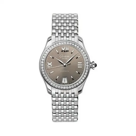 格拉苏蒂/Glashutte Original Ladies 女士系列 不锈钢镶钻 自动机械机芯 女表 39-22-06-22-14