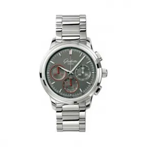 格拉苏蒂/Glashutte Original Pano 偏心系列 不锈钢 自动机械机芯 男表 39-31-42-42-14