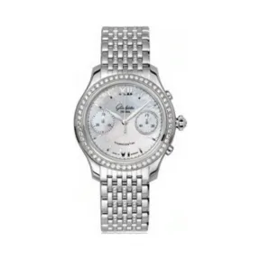 格拉苏蒂/Glashutte Original Ladies 女士系列 不锈钢镶钻 自动机械机芯 女表 39-34-12-12-24