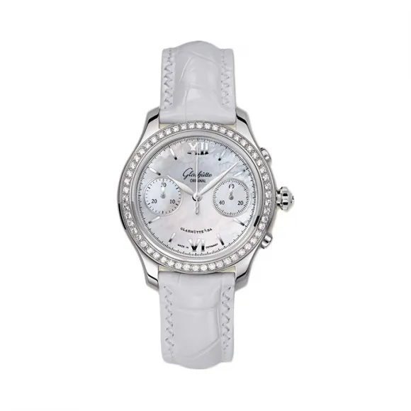 格拉苏蒂/Glashutte Original GlashüTte Original系列 不锈钢 自动机械机芯 女表 39-34-12-12-44