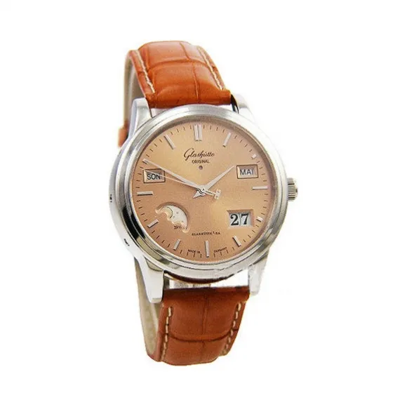 格拉苏蒂/Glashutte Original Senator 参议员系列 不锈钢 自动机械机芯 男表 39-50-16-22-04