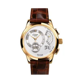 格拉苏蒂/Glashutte Original Pano 偏心系列 18K玫瑰金 手动机械机芯 男表 61-01-01-01-04