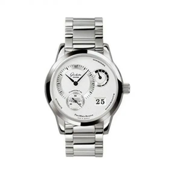 格拉苏蒂/Glashutte Original Pano 偏心系列 不锈钢 自动机械机芯 男表 90-03-02-02-24