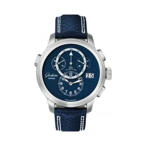 格拉苏蒂/Glashutte Original Pano 偏心系列 18K白金 自动机械机芯 男表 95-01-05-15-04